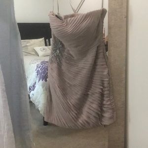 Semi-formal strapless dress